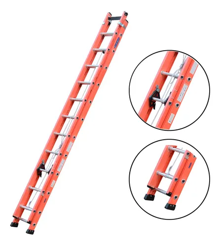Escada de fibra extensível 9,6 metros
