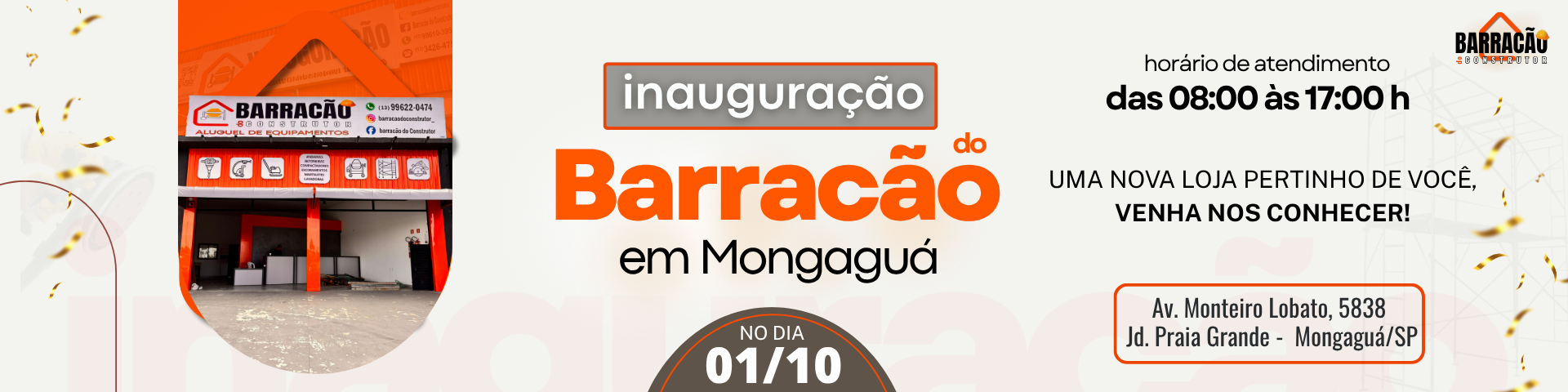 inauguração Mongaguá