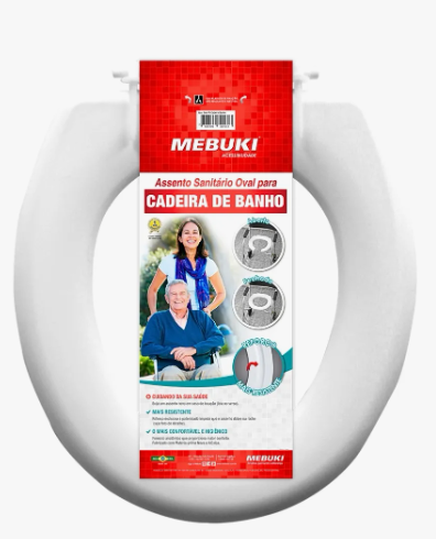 Assento para Cadeira de Banho Fechado Mebuki