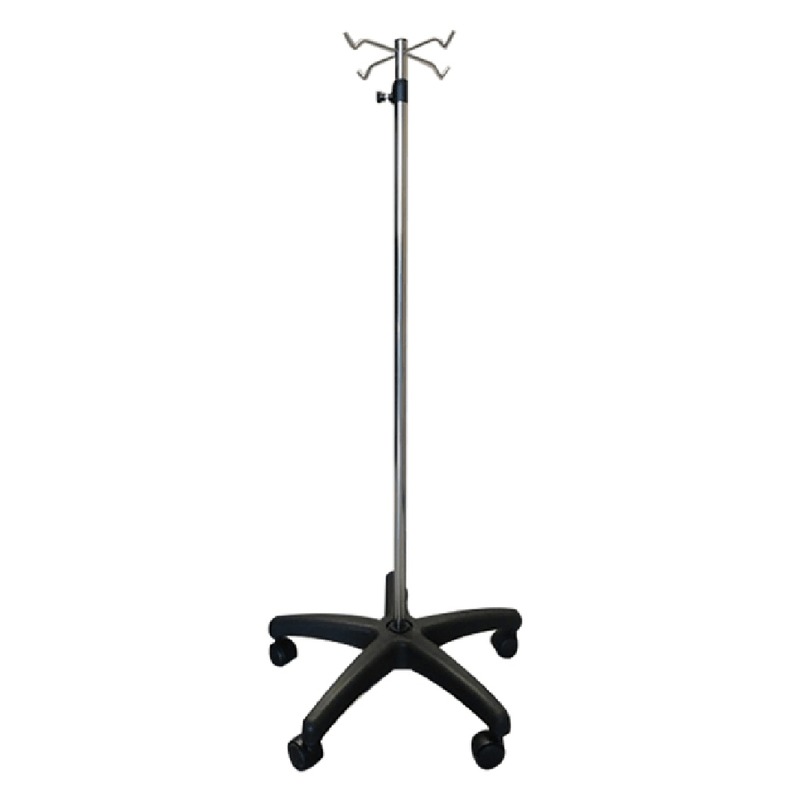 Suporte para Soro - Regulável com 5 rodas