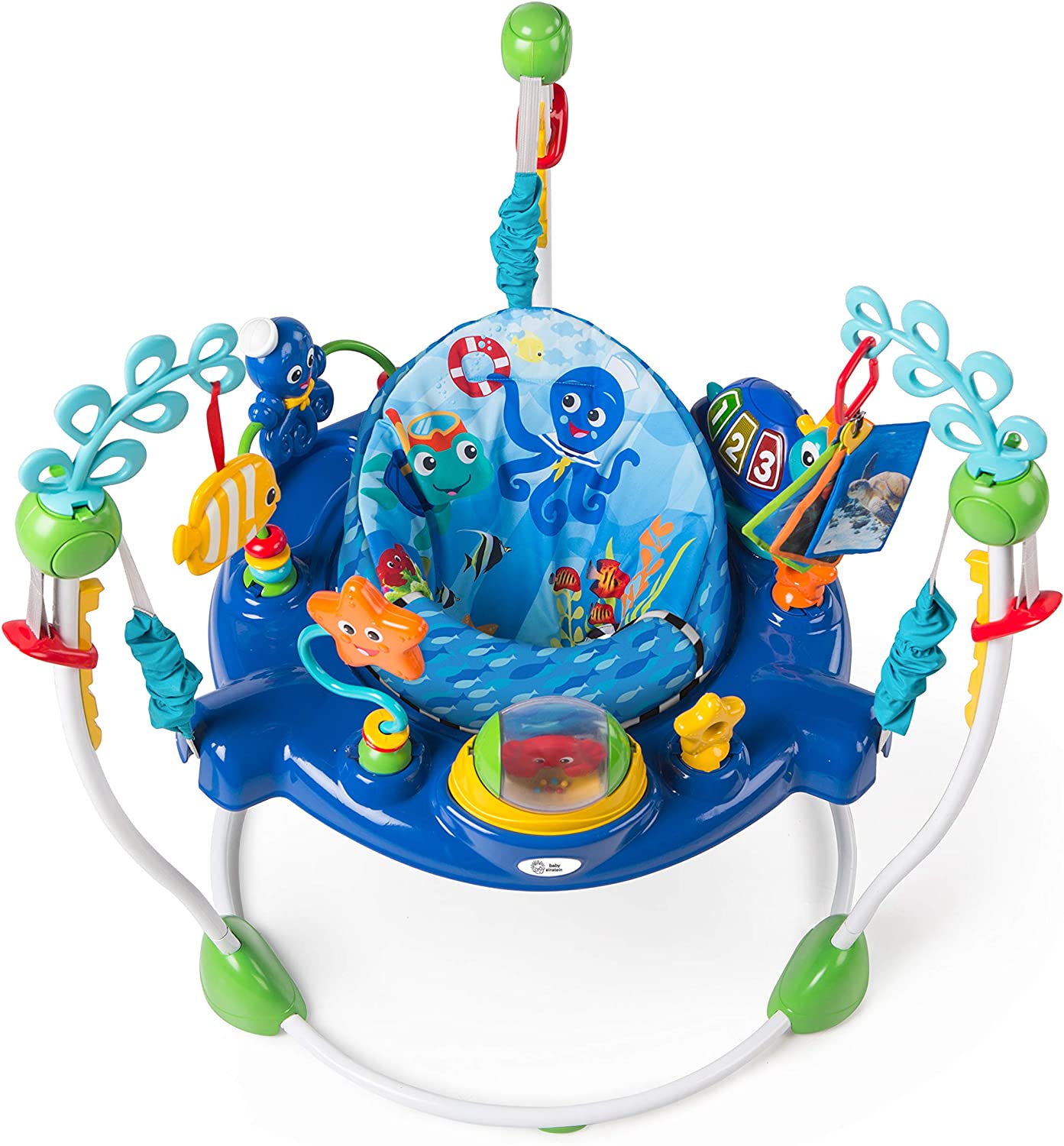 Jumperoo Descoberta do Oceano Baby Einstein FlipToy Aluguel de