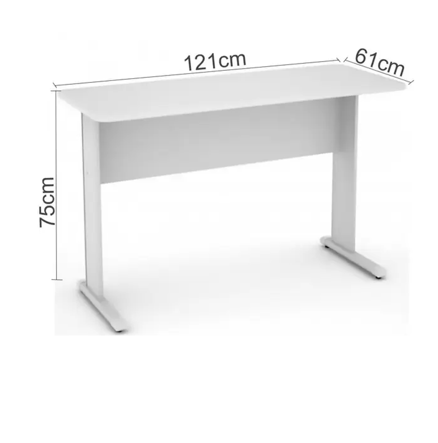 MESA DE ESCRITÓRIO RETA 1,20/ 0,60/ 0,74 – PANDIN