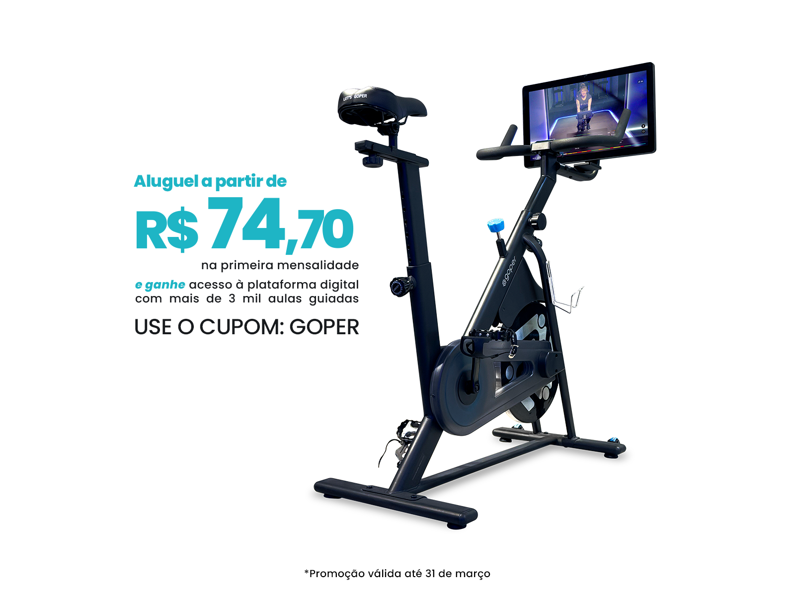 Goper Smart Bike New 2026 Com Tela de 21.5"