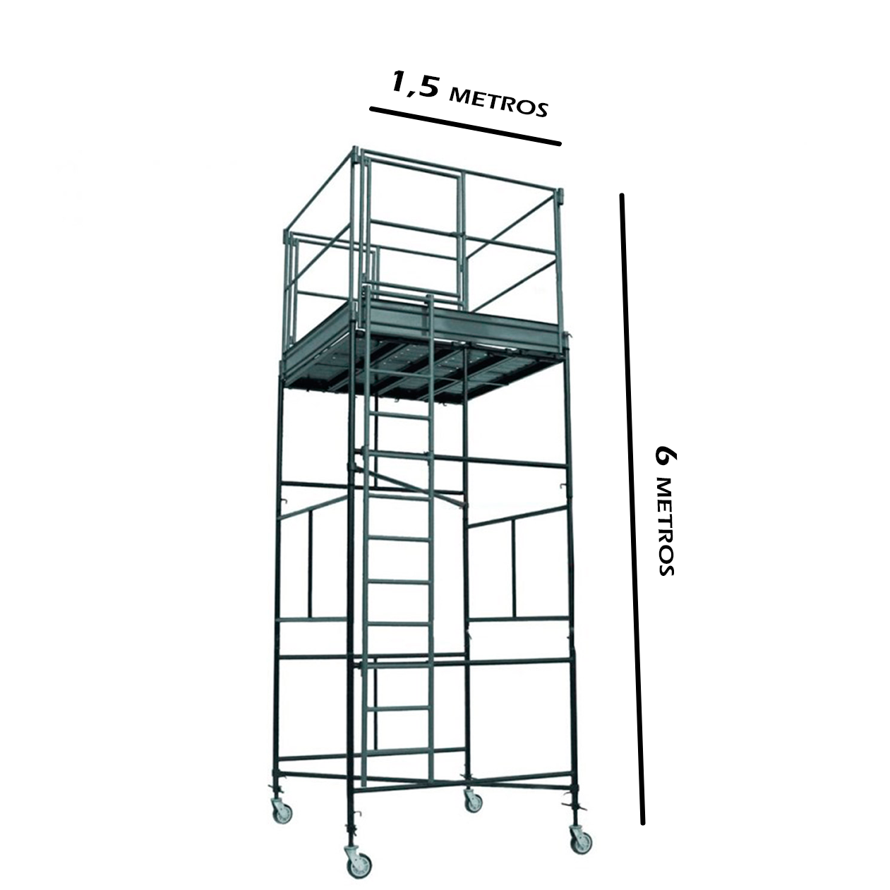 Andaime 6 mts de altura aluguel de equipamentos para constru o civil
