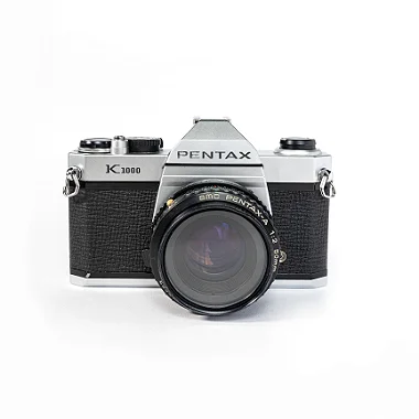 CÂMERA ANALÓGICA PENTAX K1000 + PENTAX-A 50MM F1.2