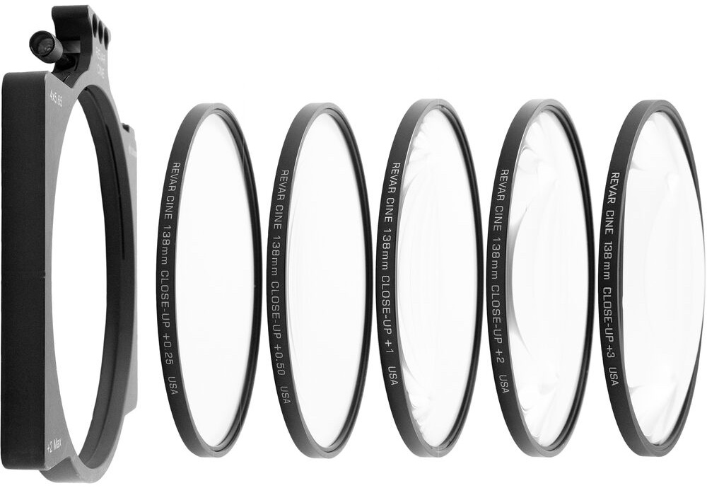 Conjunto Revar Cine de Filtros 138mm Close-Up de 5 Dioptrias com bandeja dupla 4 x 5,65"