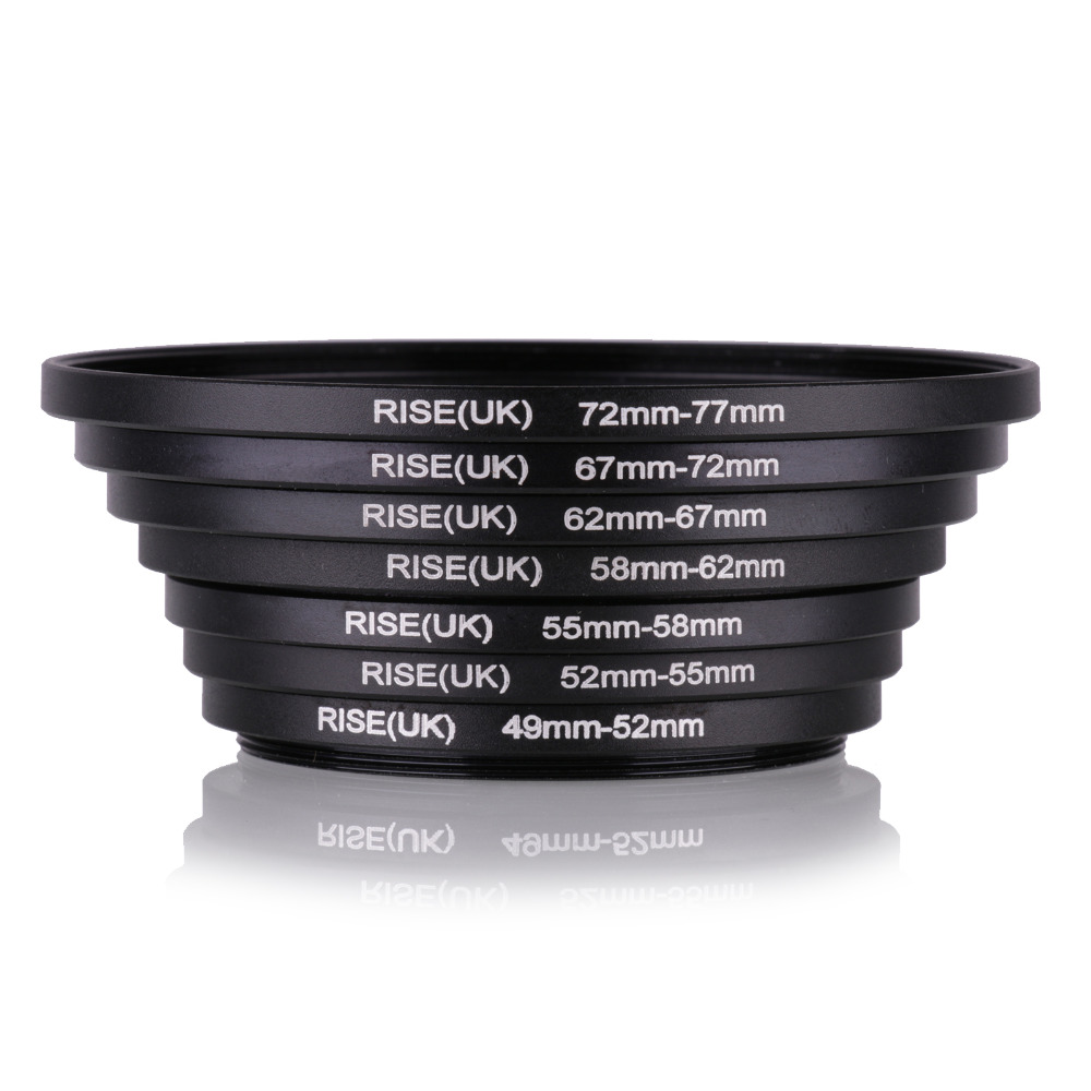 Kit 4 Filtros Circulares Tiffen ND Sólidos 82mm 0.3, 0.6, 0.9 e 1.2