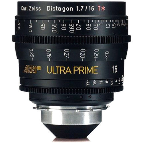 Lente ARRI Zeiss Ultra Prime 16mm T1.9 S35 Lens (PL-Mount) 01