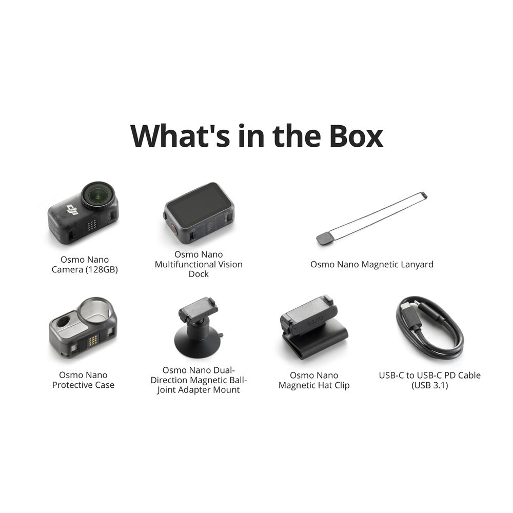 Câmera DJI Osmo Nano Standard Combo (128GB)