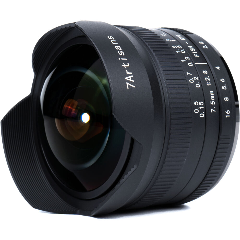 Lente 7Artisans 7.5mm f/2.8 II Fisheye para Sony E-Mount Lens 03
