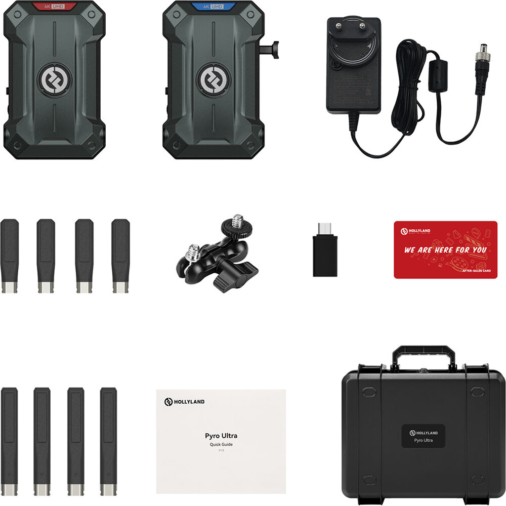 Kit Video Link Hollyland Pyro Ultra 4K HDMI/SDI (1TX e 2RX) 14