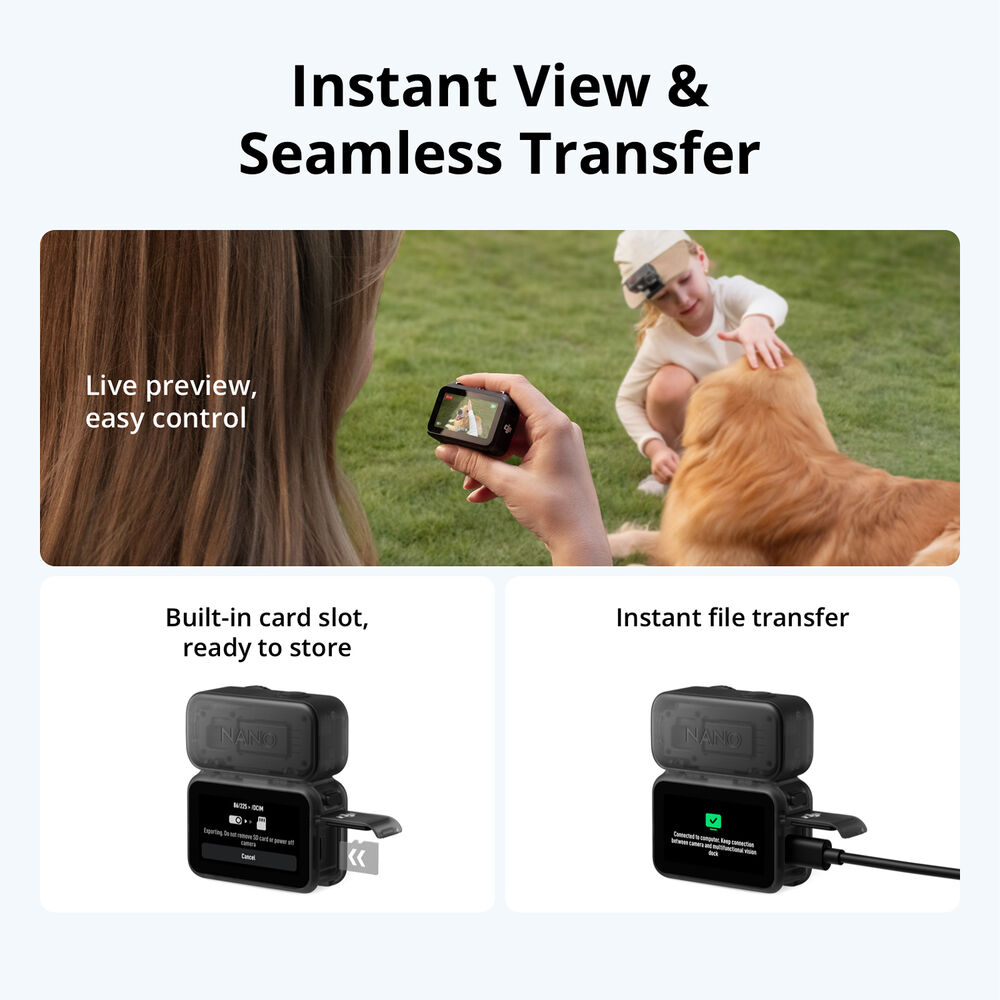 Câmera DJI Osmo Nano Standard Combo (128GB)