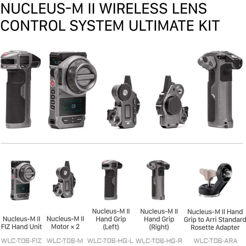 Sistema de Controle de Lente sem Fio Tilta Nucleus-M II Ultimate Kit