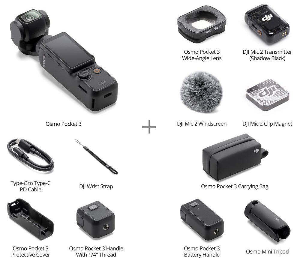 DJI Osmo Pocket 3 Combo Creator