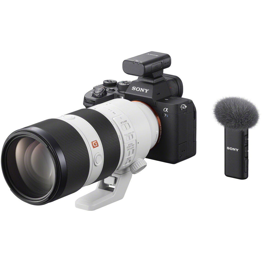 Sistema de Microfone sem Fio Sony ECM-W2BT com Lapela ECM-LV1 para Câmeras Sony