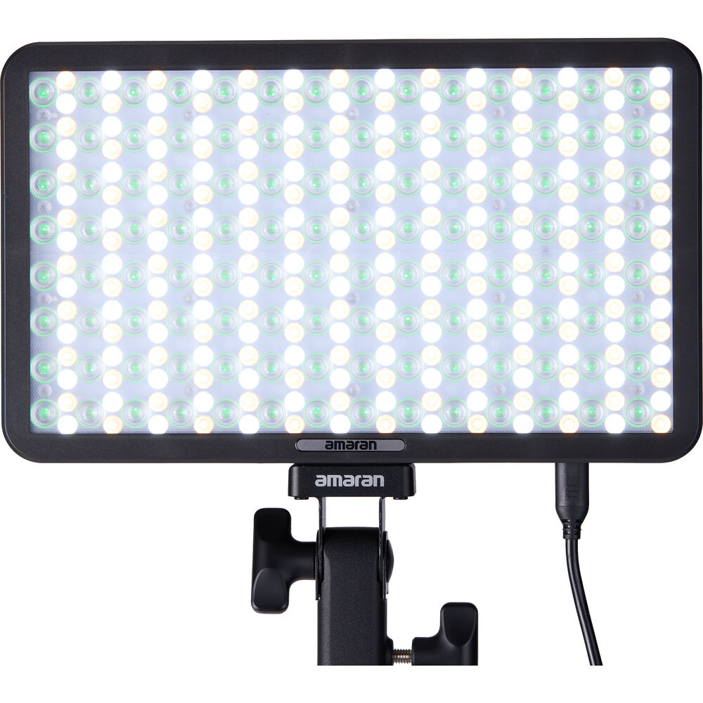Painel de LED Amaran Pano 60c RGBWW com Fonte, Softbox e Grid 07