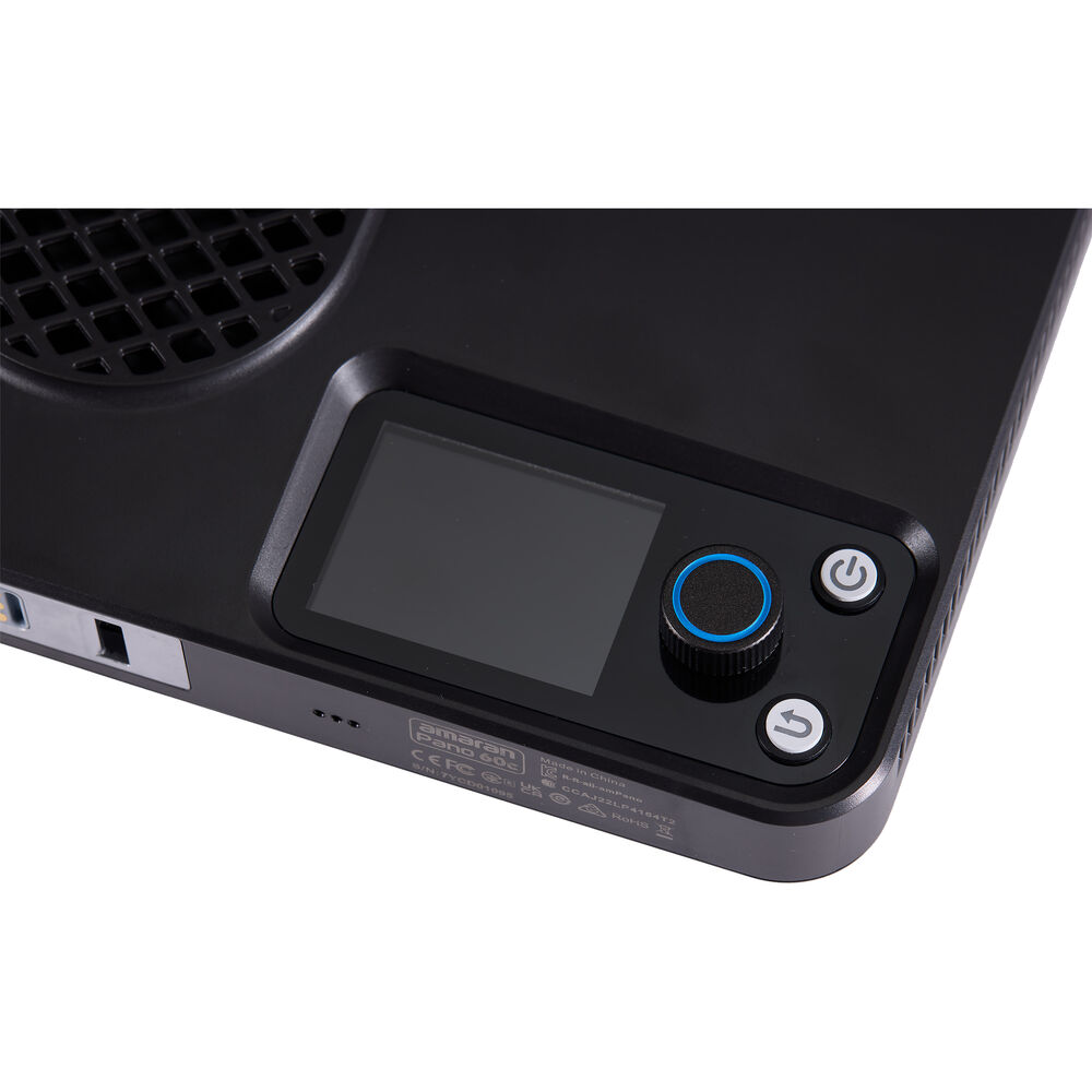 Painel de LED Amaran Pano 60c RGBWW com Fonte, Softbox e Grid 11