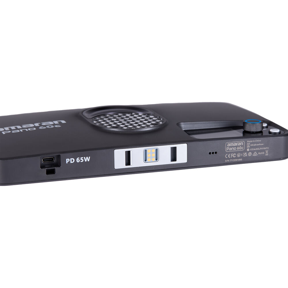 Painel de LED Amaran Pano 60c RGBWW com Fonte, Softbox e Grid 12