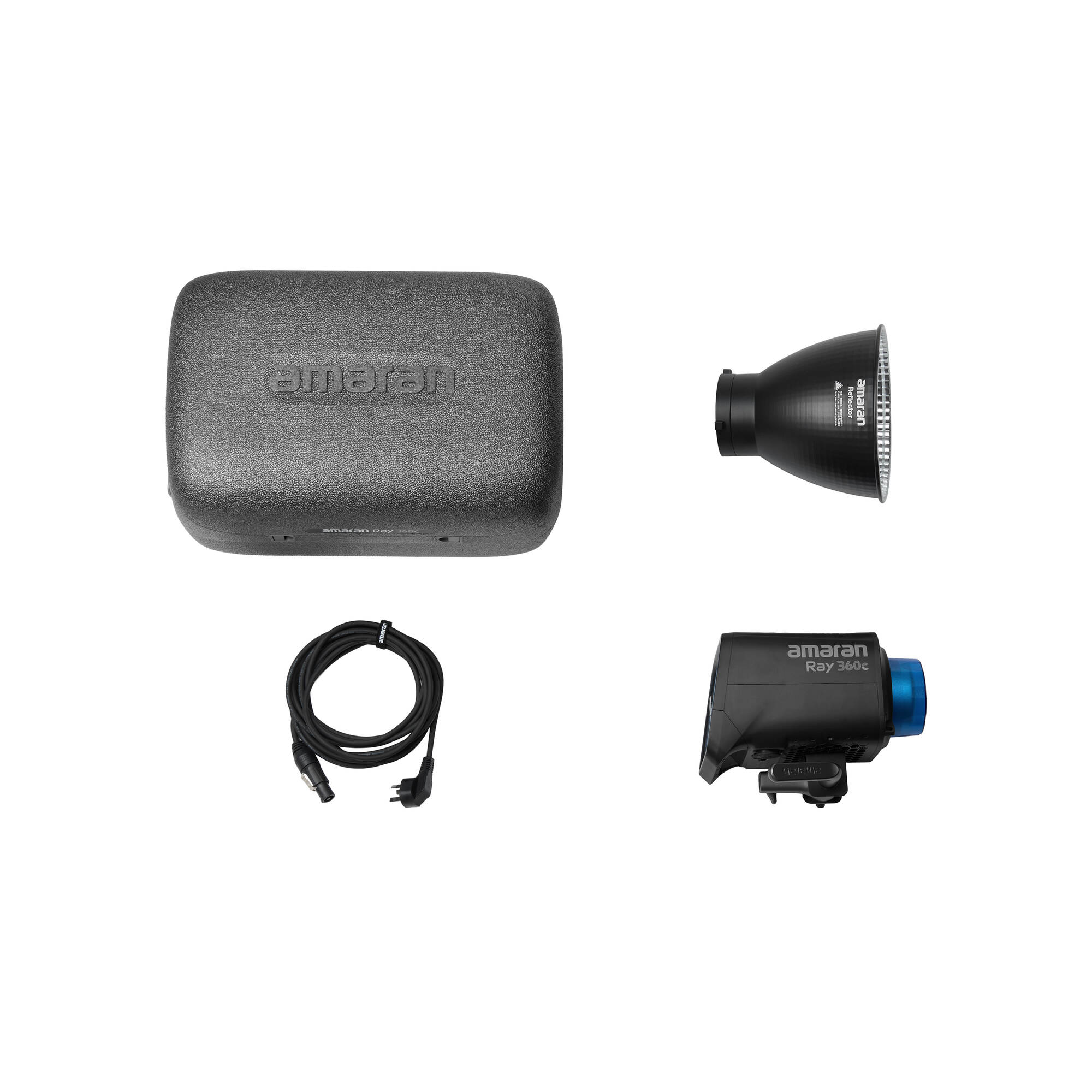 Kit LED Monolight Amaran Ray 360c RGB com Refletor e Tripé 16