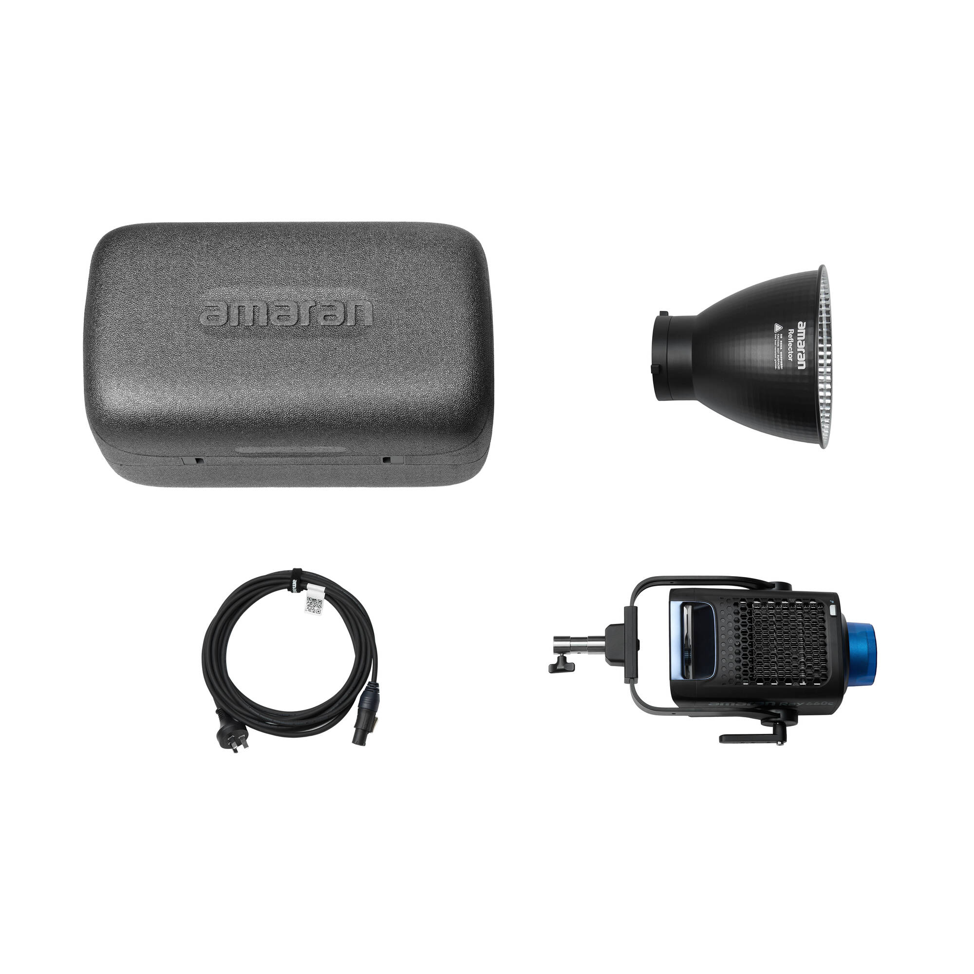 Kit LED Monolight Amaran Ray 660c RGB com Refletor e Tripé 17