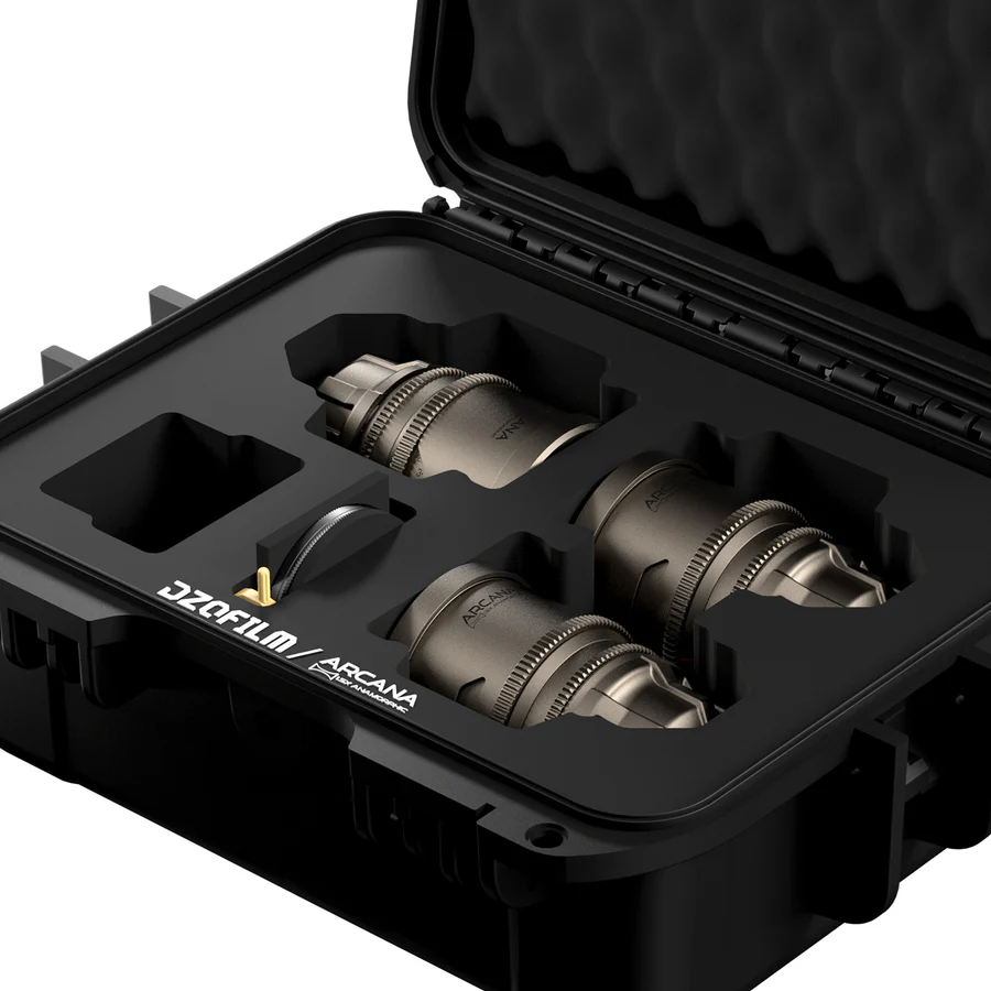 Kit 3 Lentes Anamórficas 1.5x DZOFilm Arcana 32, 45 e 75mm T2.1 FF (PL) 02 Kit 3 Lentes Anamórficas 1.5x DZOFilm Arcana 32, 45 e 75mm T2.1 FF (PL) 02
