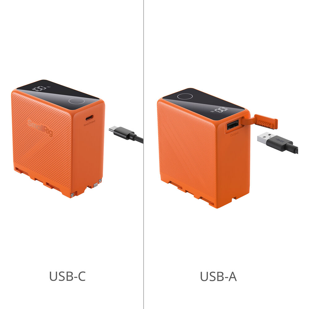 Bateria SmallRig L-Series/NP-F970 USB-C 10.500mAh 03