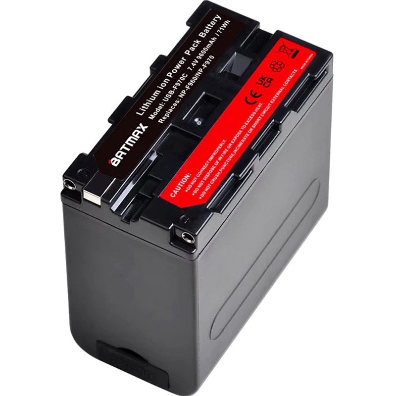 Bateria Batmax NP-F970 USB-C 7.4V 9.600mAh 01