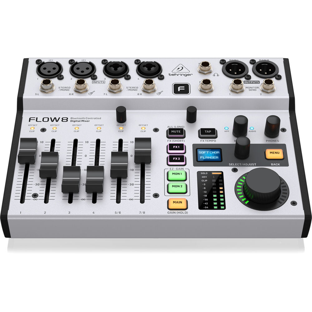 Mixer Digital Behringer FLOW 8 com Áudio e Controle via Bluetooth 02