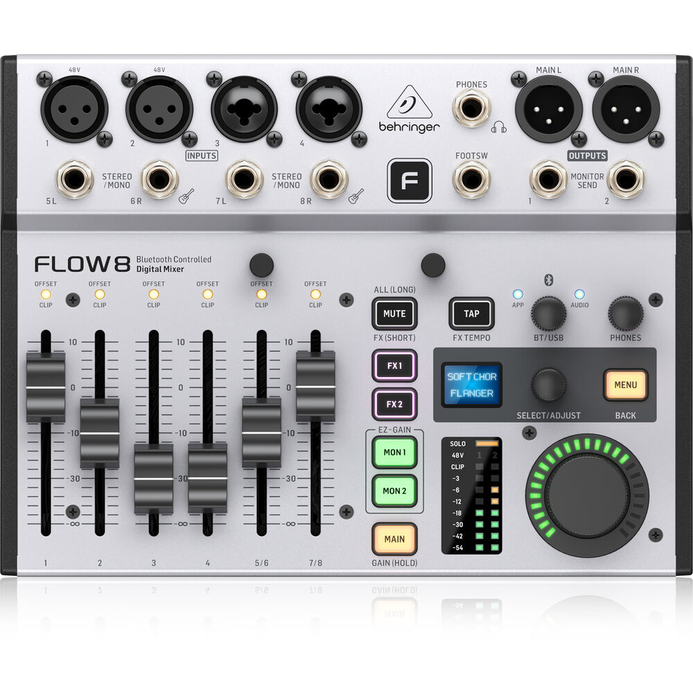 Mixer Digital Behringer FLOW 8 com Áudio e Controle via Bluetooth 03