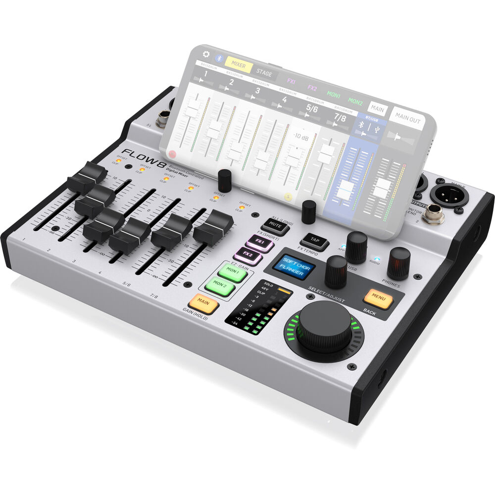 Mixer Digital Behringer FLOW 8 com Áudio e Controle via Bluetooth 07