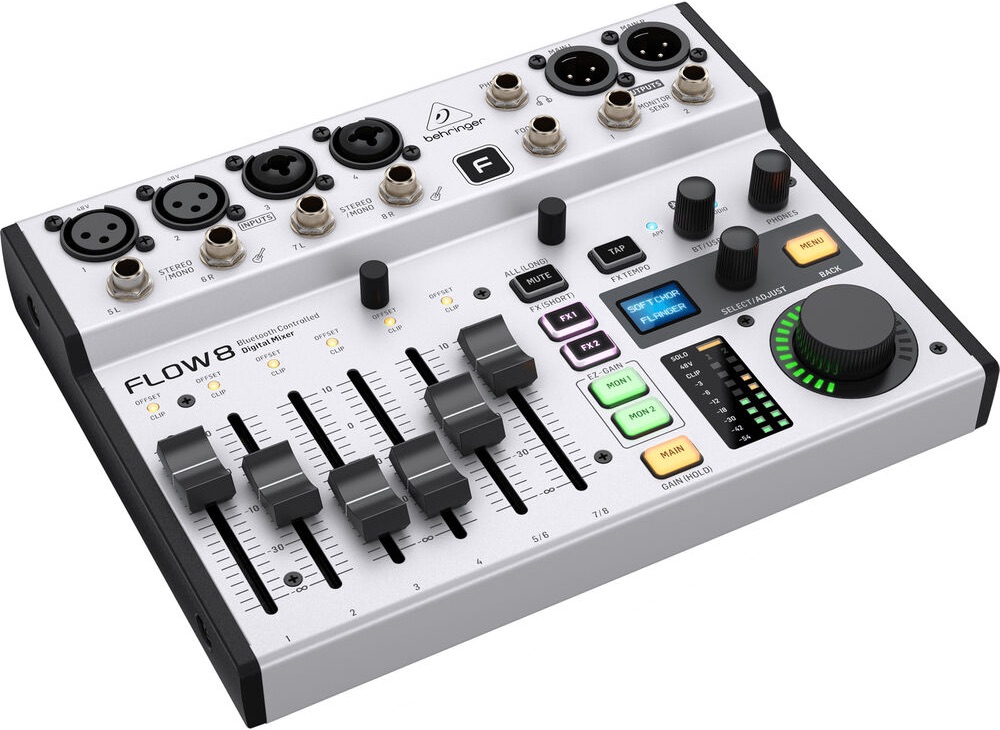 Mixer Digital Behringer FLOW 8 com Áudio e Controle via Bluetooth 01