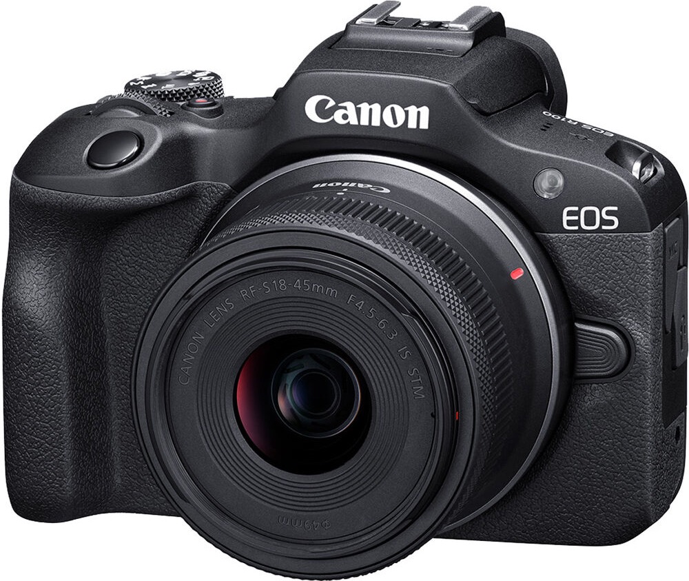 Câmera Mirrorless Canon EOS R100 Kit com Lente RF 18-45mm IS STM 01