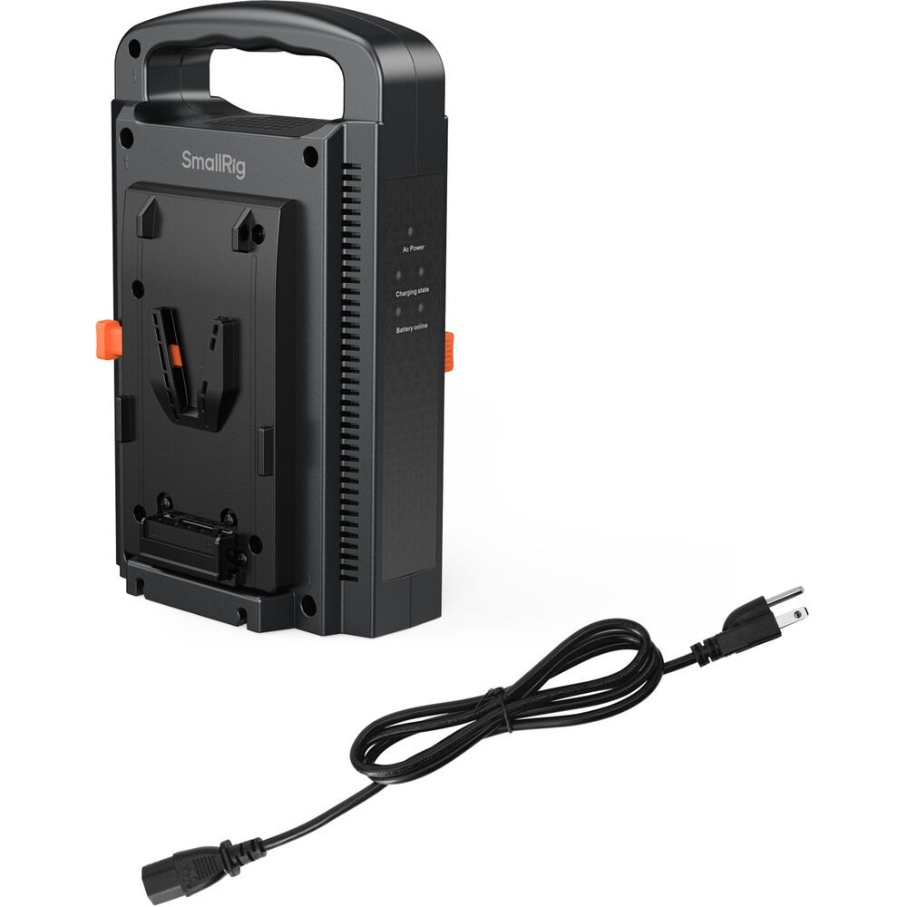 Carregador SmallRig V-Mount Dual Channel Bivolt Automático 03