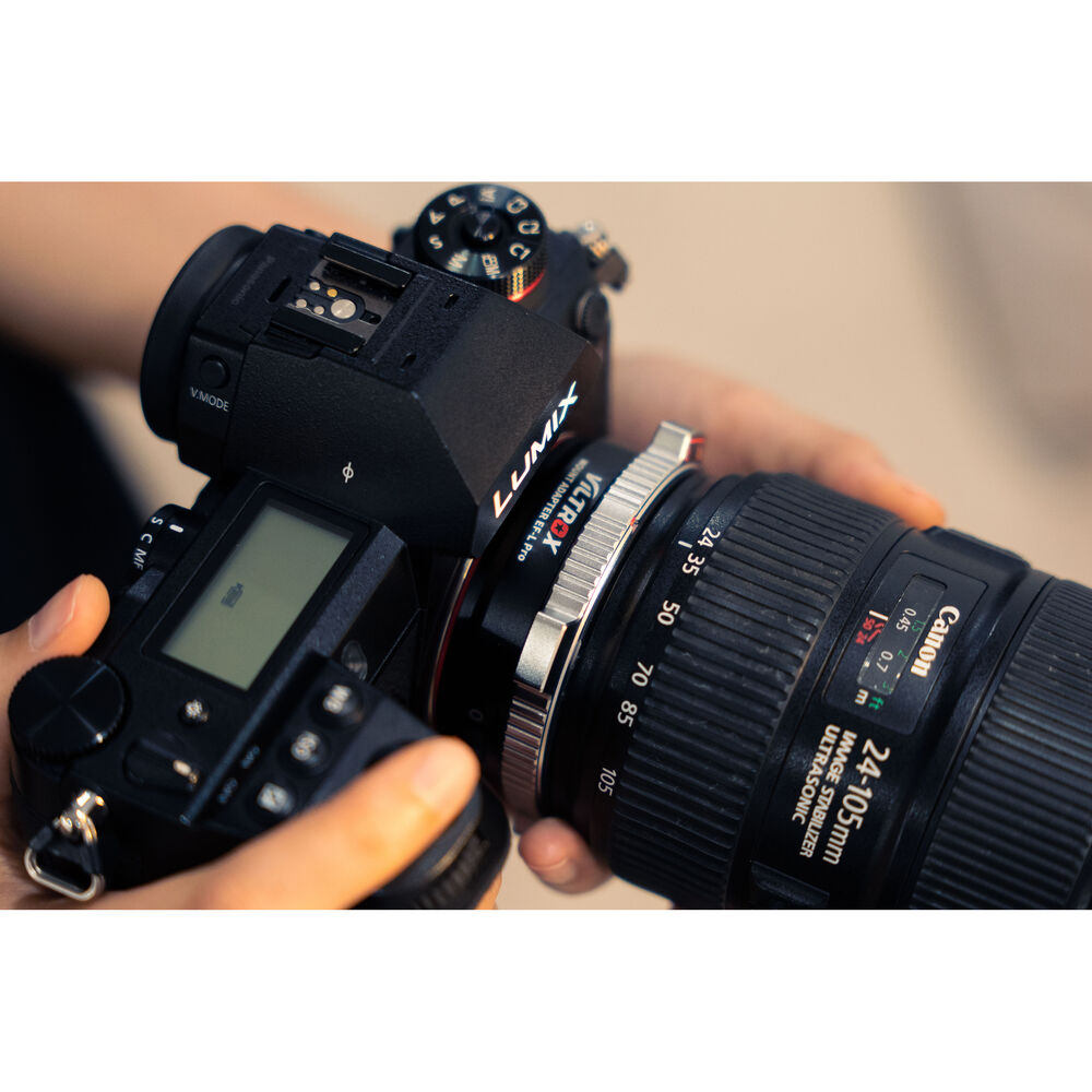 Adaptador Viltrox EF-L Pro de Lentes EF/EF-S em Câmera L-Mount