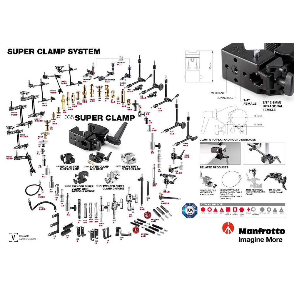 Manfrotto 035 Super Clamp