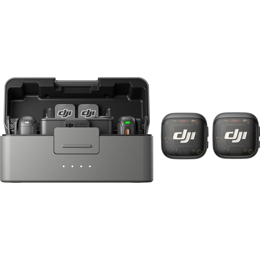 DJI Mic 3 Sistema/Gravador de Microfone Digital Duplo sem Fio para Câmera e Smartphone 02
