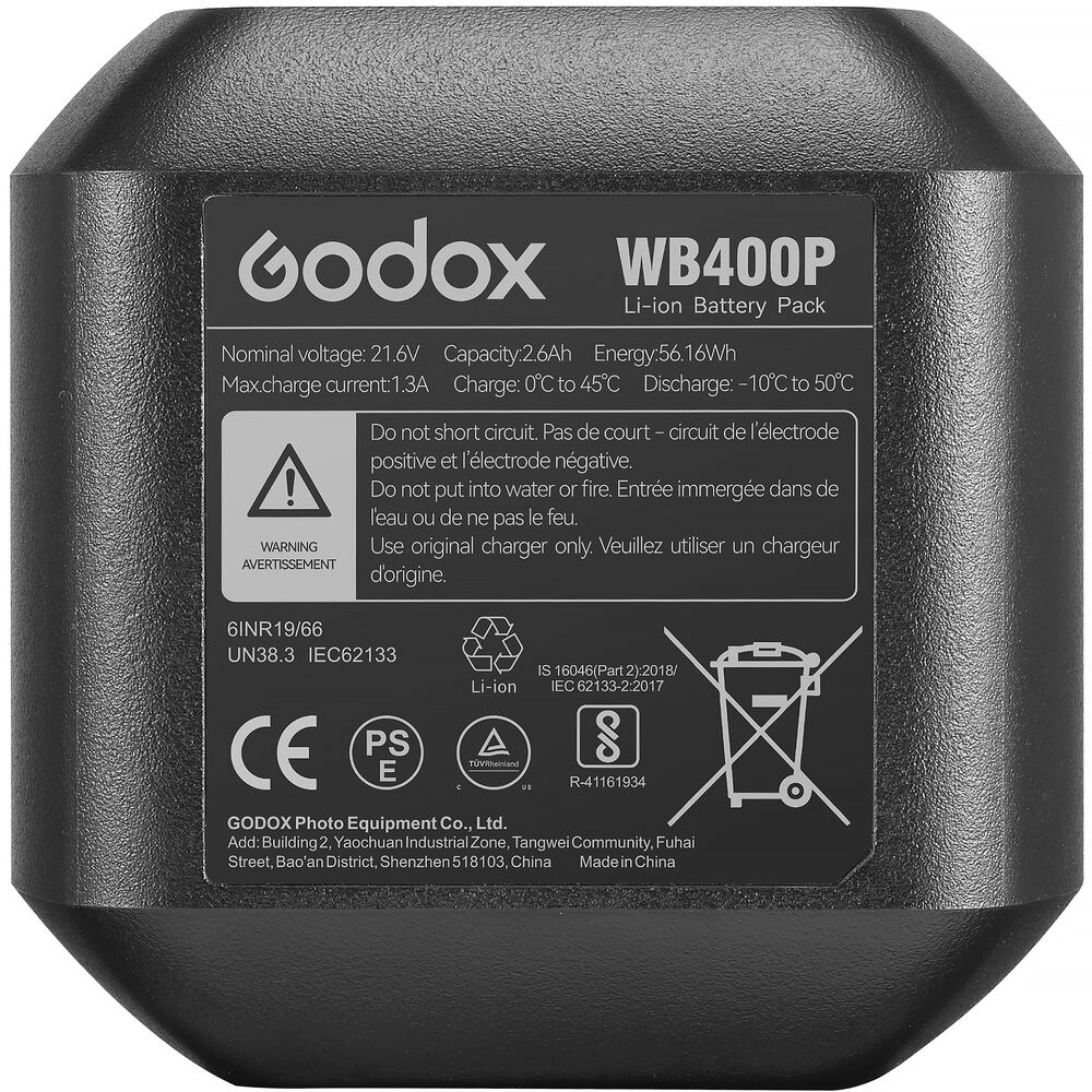 Flash Externo Godox AD400Pro II TTL com Bateria e Carregador 15