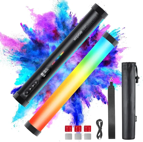 Kit 2x Godox TL30 Tubo de Luz de LED RGB com Bateria Interna 03