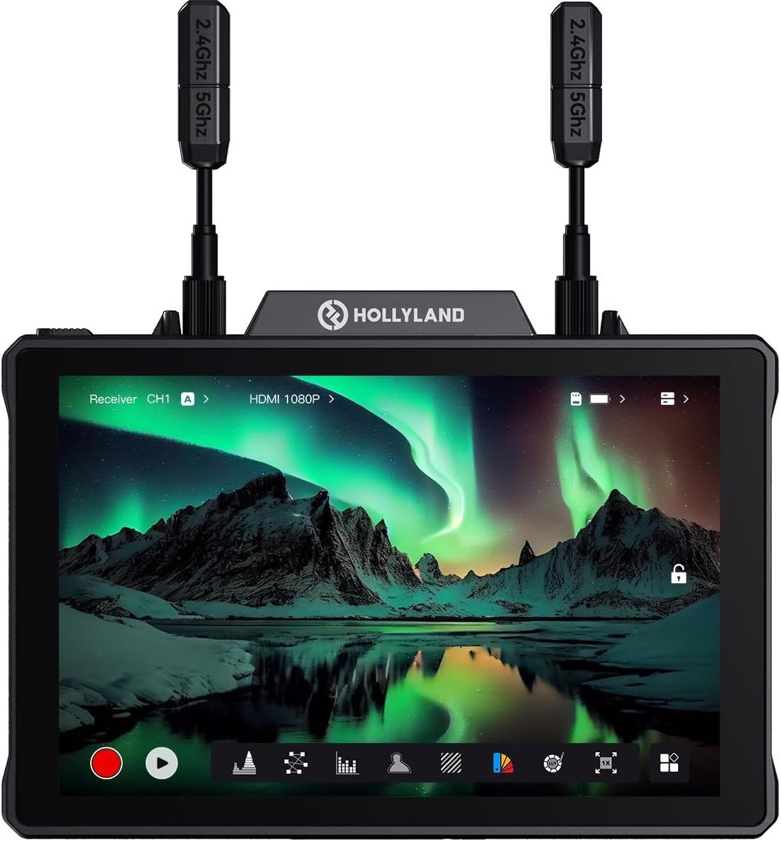 Hollyland Pyro 7 Monitor com Transceptor sem Fio 4K Integrado