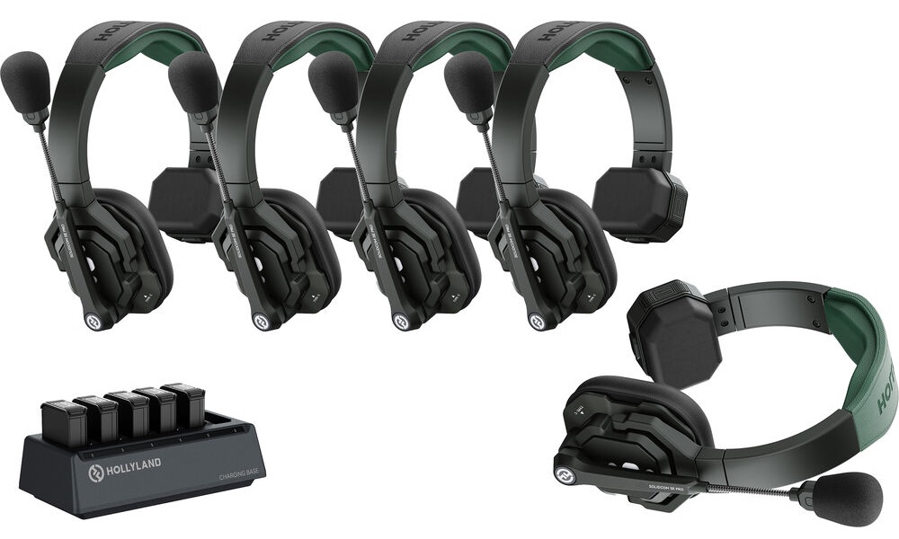 Hollyland Solidcom SE Pro 5S Sistema Intercom Wireless com 5 Headsets (1,9 GHz) 01