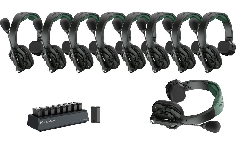 Hollyland Solidcom SE Pro 9S Sistema Intercom Wireless com 9 Headsets (1,9 GHz) 01