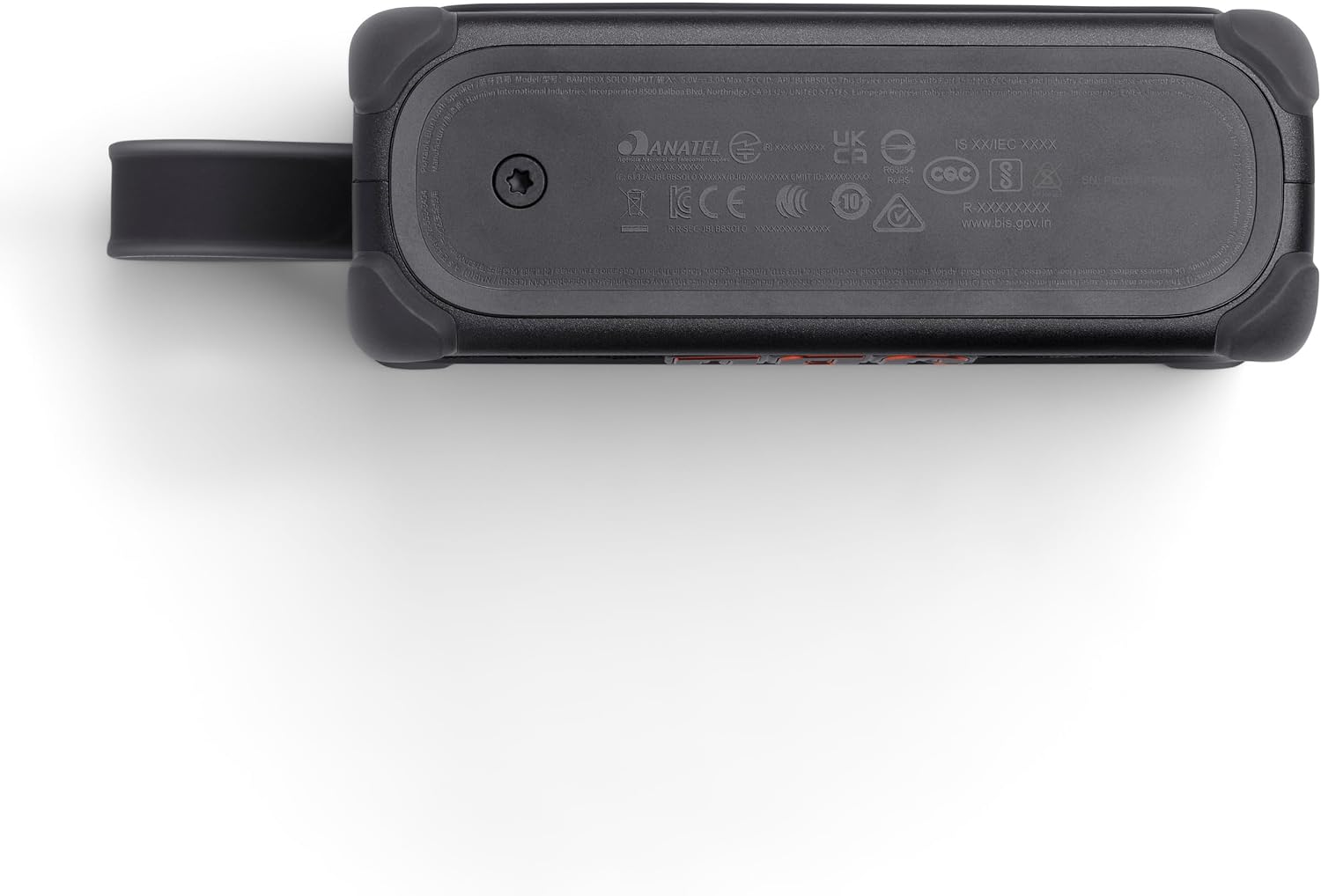 Amplificador e alto-falante JBL BandBox Solo de 18 W com tecnologia de IA 10