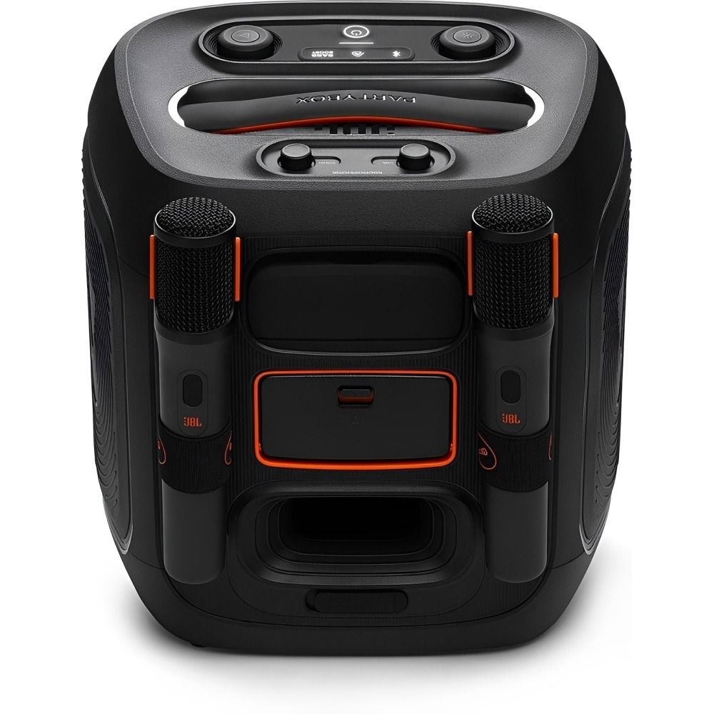 Caixa de Som Portátil JBL PartyBox Encore 2 Plus com 2 Microfones 05