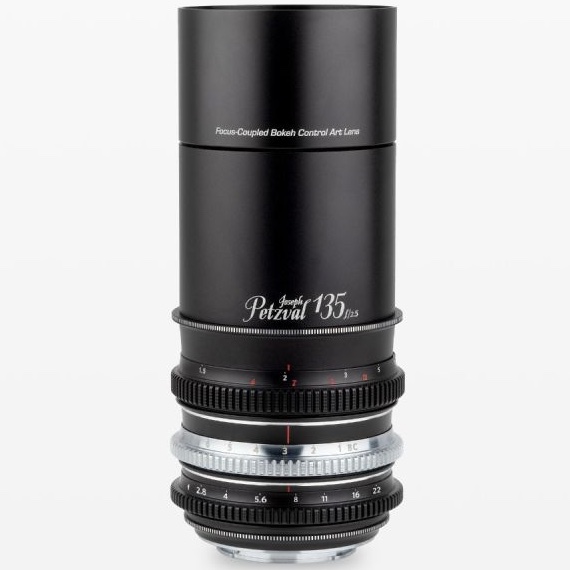 Joseph Petzval 135 f/2.5 Focus-coupled Bokeh Control Art Lens Sony E