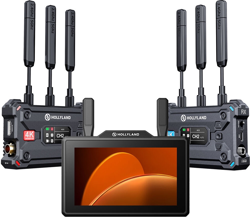 Kit Hollyland Pyro 5 Sistema de Monitoramento de Transmissão de Vídeo 01