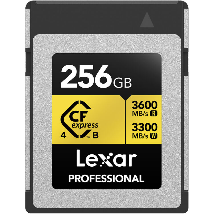 Cartão de Memória Lexar CFexpress 4.0 Tipo B 256GB 3300-3600MB/s 01