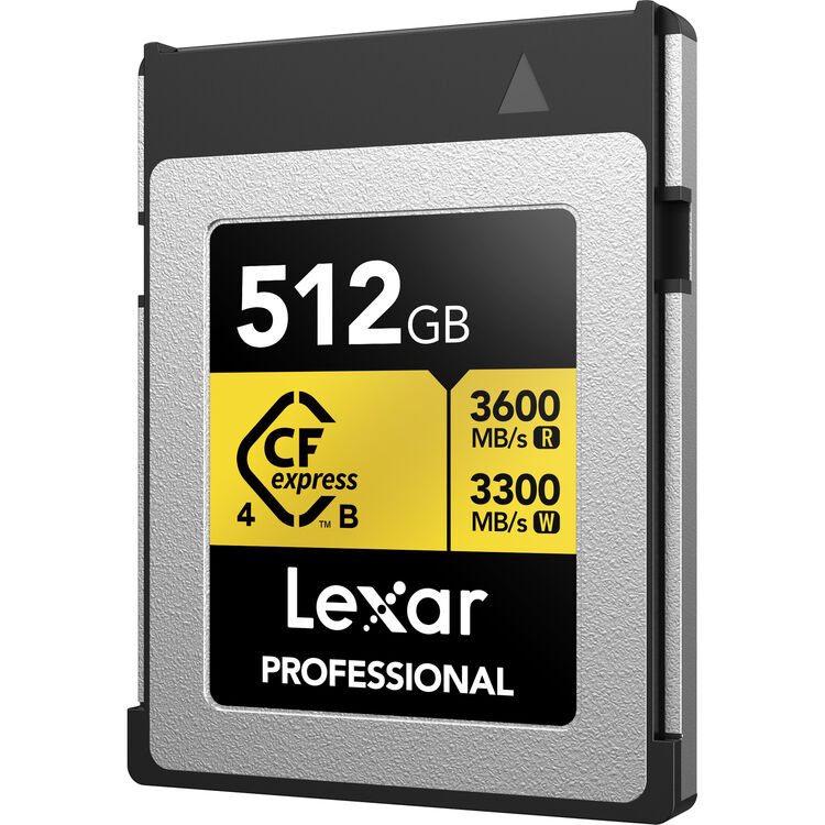 Cartão de Memória Lexar CFexpress 4.0 Tipo B 512GB 3300-3600MB/s 03