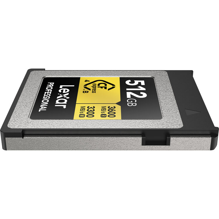 Cartão de Memória Lexar CFexpress 4.0 Tipo B 512GB 3300-3600MB/s 05