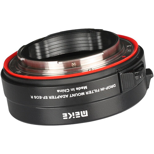 Adaptador Meike de montagem EF para RF com filtro Drop-In ND Variável 02