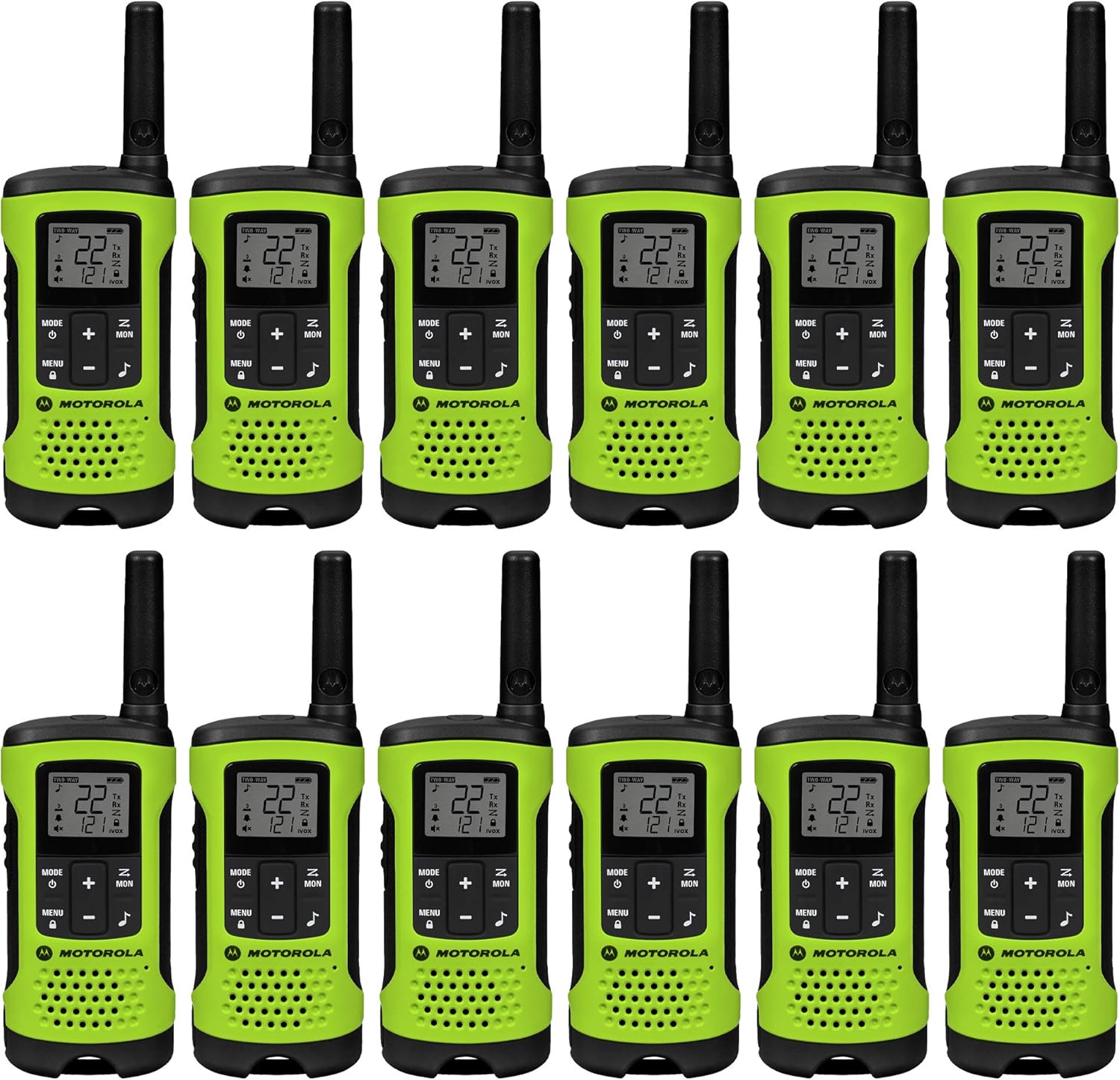 Kit 12 Rádio Comunicadores Motorola Talkabout T600